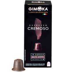 Kawa Gimoka Cremoso kapsułki do Nespresso 10 sztuk