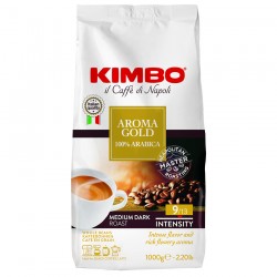 Kawa ziarnista KIMBO AROMA GOLD 1kg 100% arabica